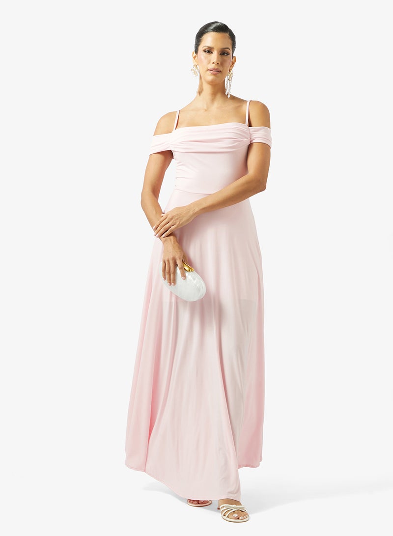 Ella Limited Edition Off Shoulder Dress With Slit - Image 4